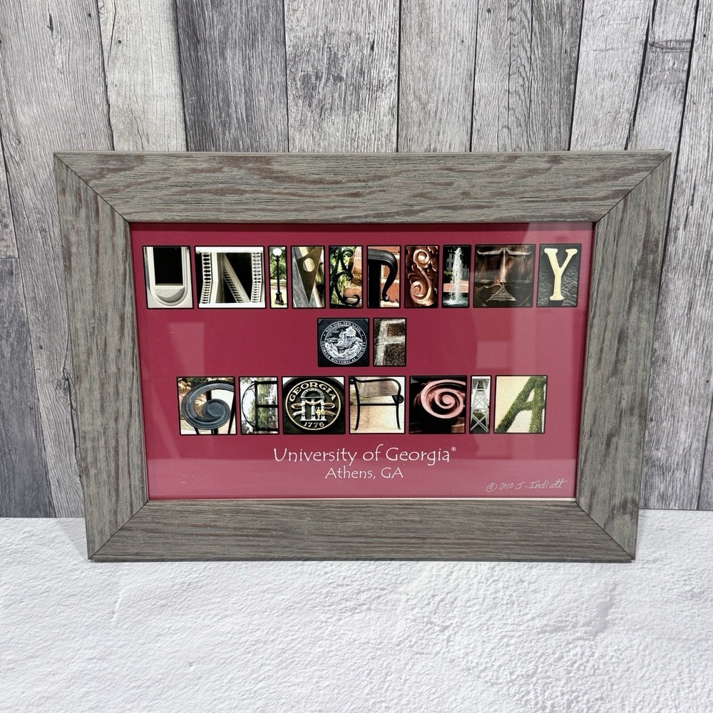 University Of Georgia Alphabet Art by Jennifer Indicott Fercott Photography 2010